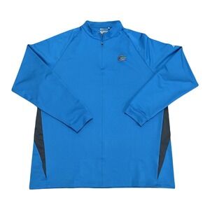 Vintage 2008 Florida Gators Adidas Climawarm 1/4 Zip Pullover Jacket Men's XXL